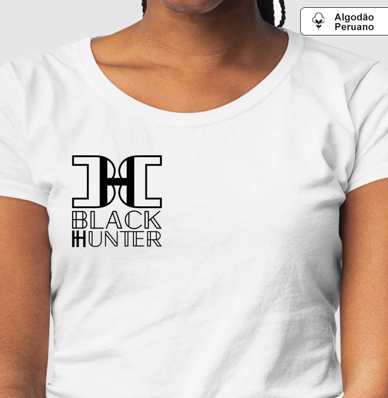 camiseta algodão peruano black hunter