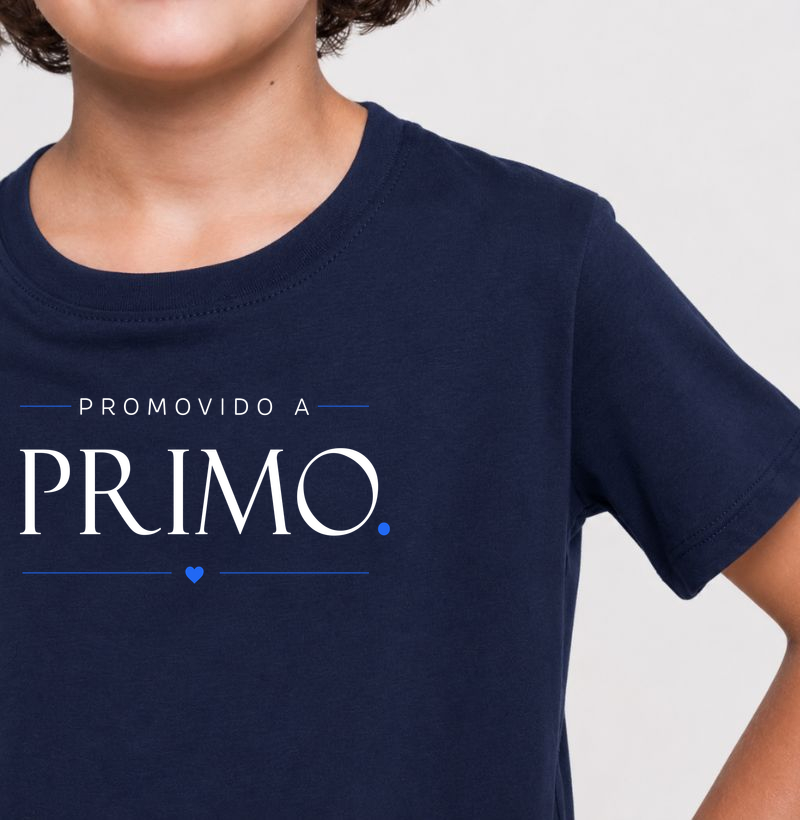 Promovido a primo (infantil) - Camiseta Infantil