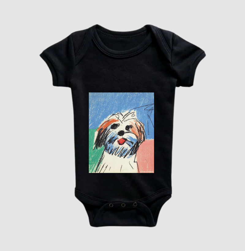Shih Tzu Crayon