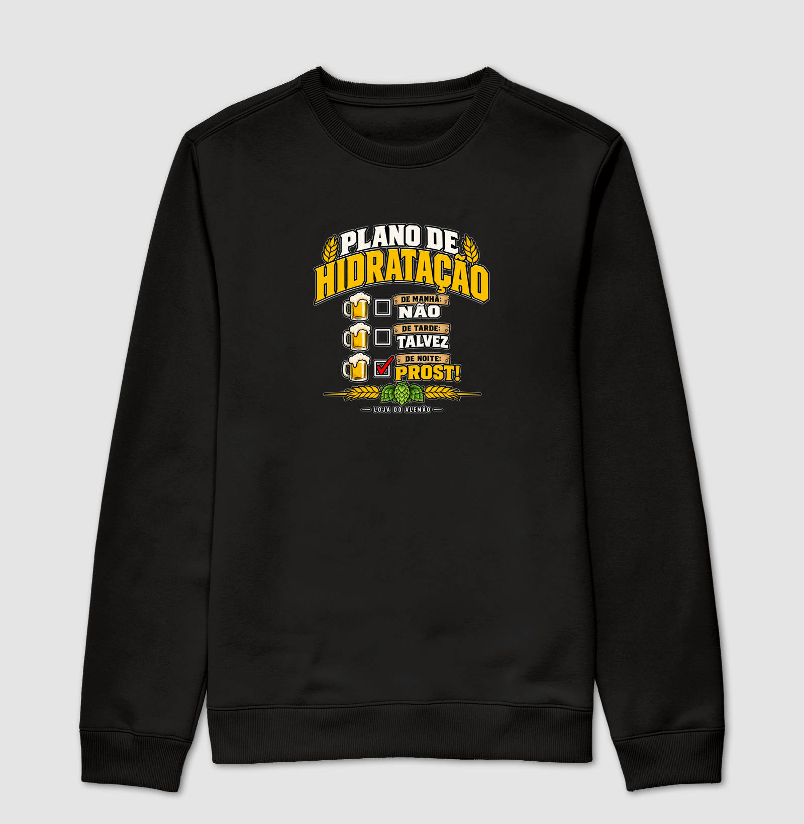 Plano de Hidratação — Prost - Suéter Moletom