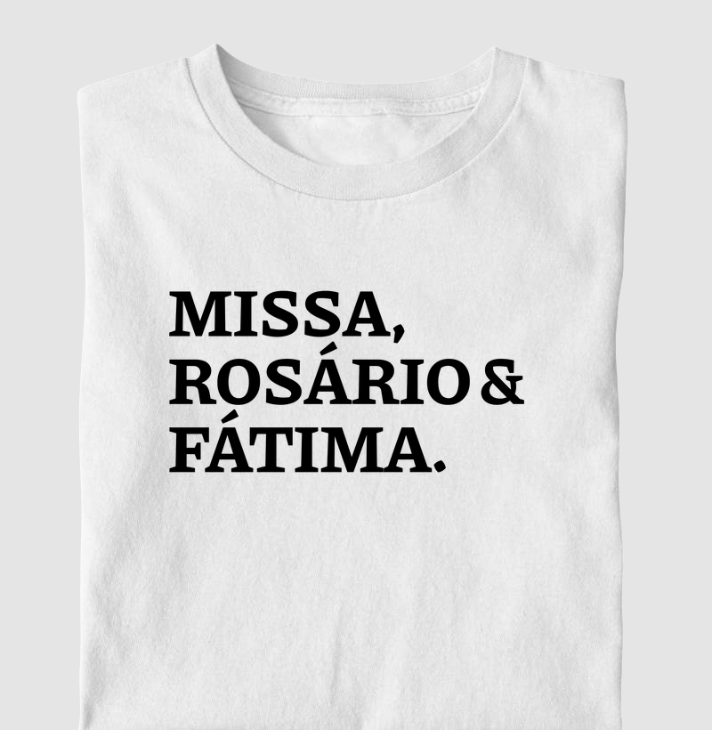 Missa, Rosário e Fátima