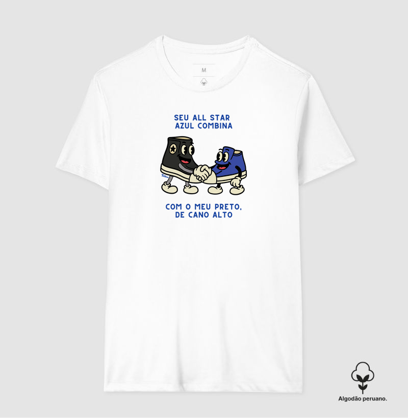Camiseta de Algodão Peruano "all star"