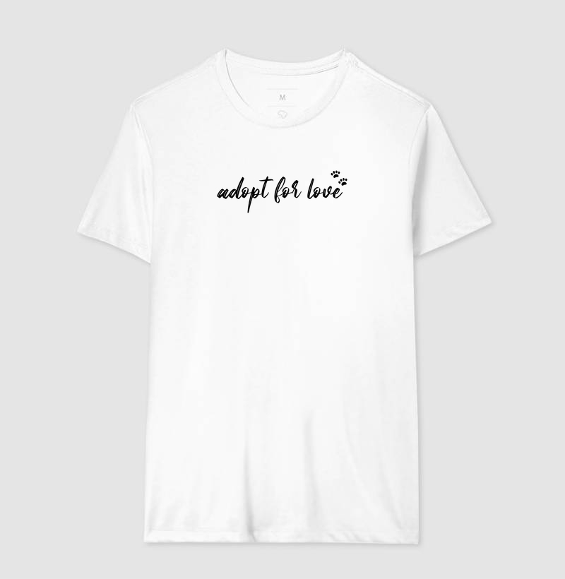 Camiseta Adoção Adopt For Love