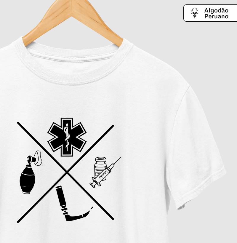 BVM, Estrela da Vida, Seringa e Laringoscópio