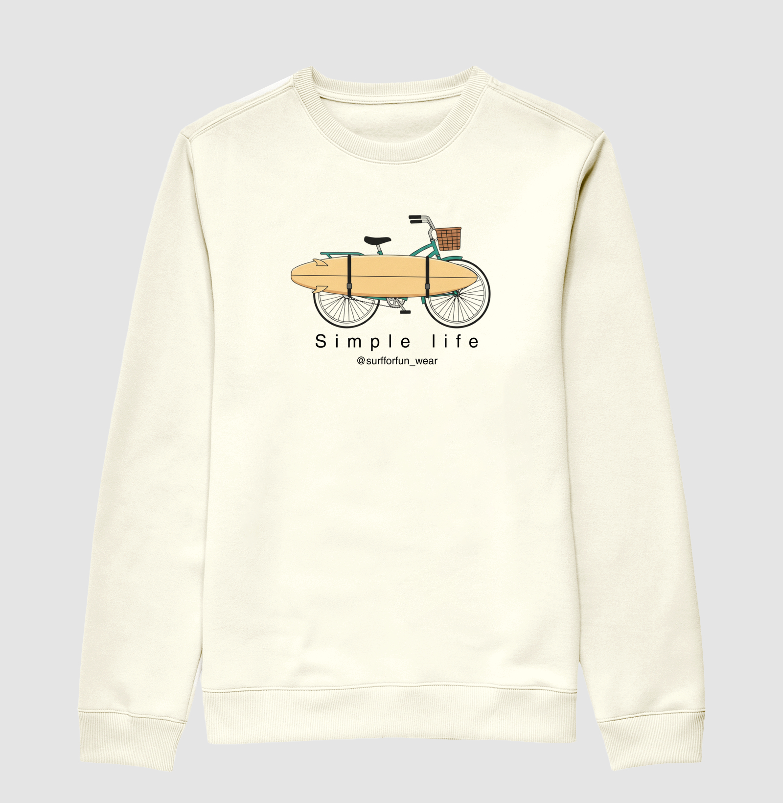 Camiseta Simple Life Surf Lifestyle Beach Bike Unissex