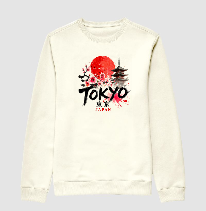 Camiseta Tokyo em flores