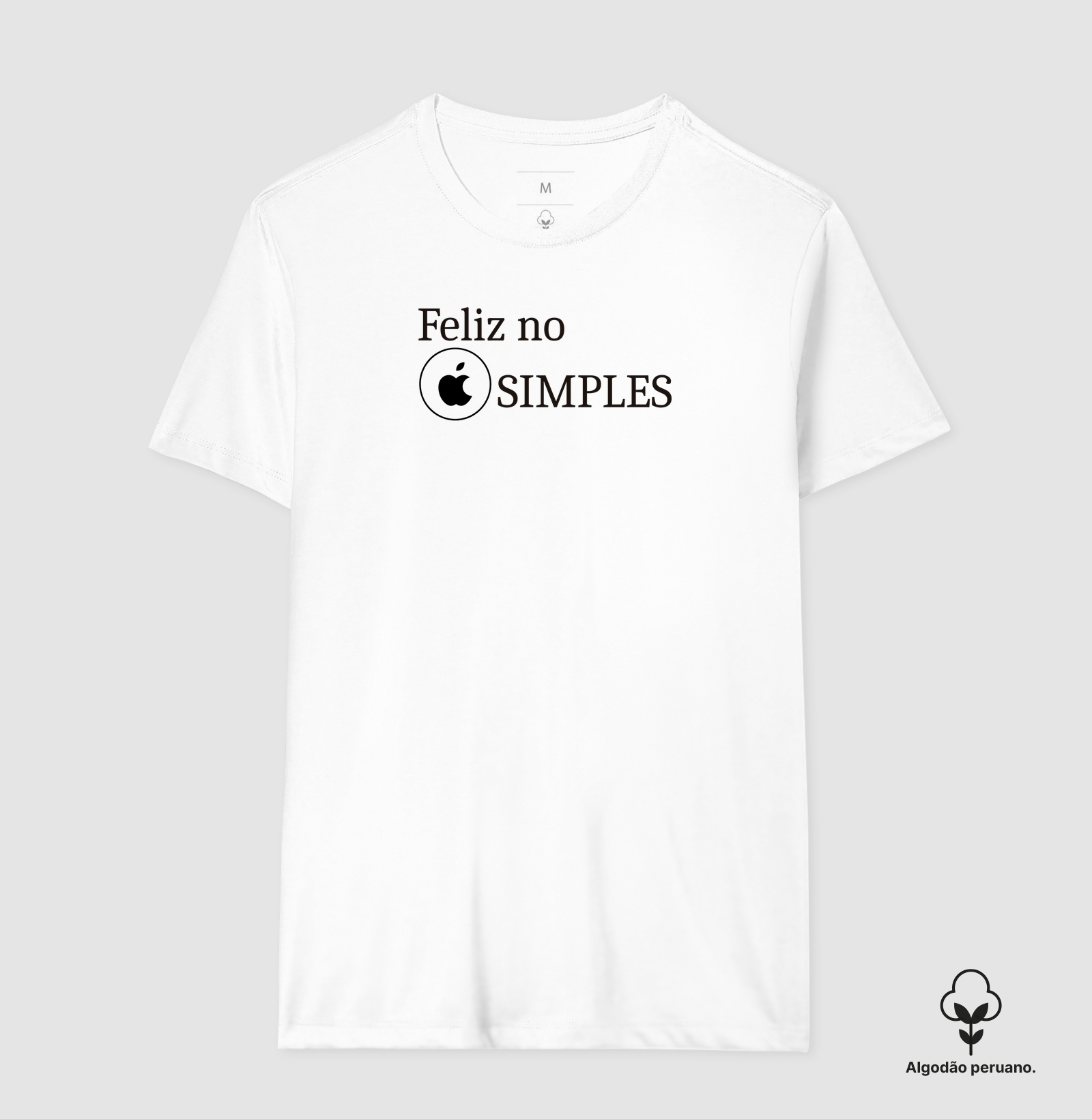 Camiseta Feliz no Simples