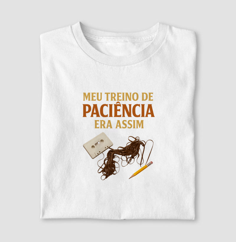 Meu treino de paciência era assim