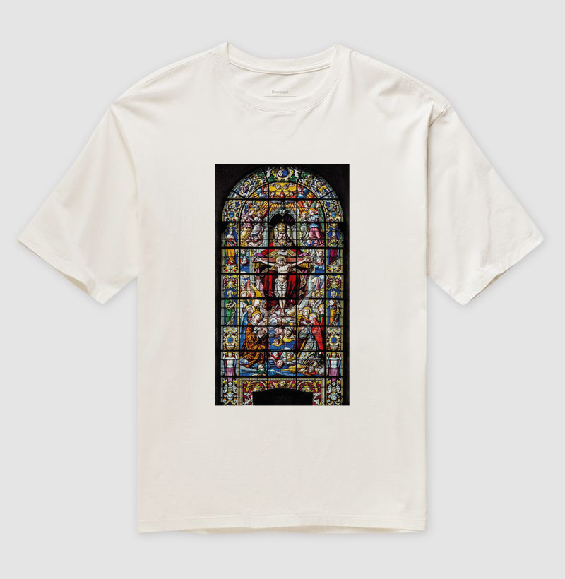 CAMISETA OVERSIZED VITRAL CRISTO GLORIOSO