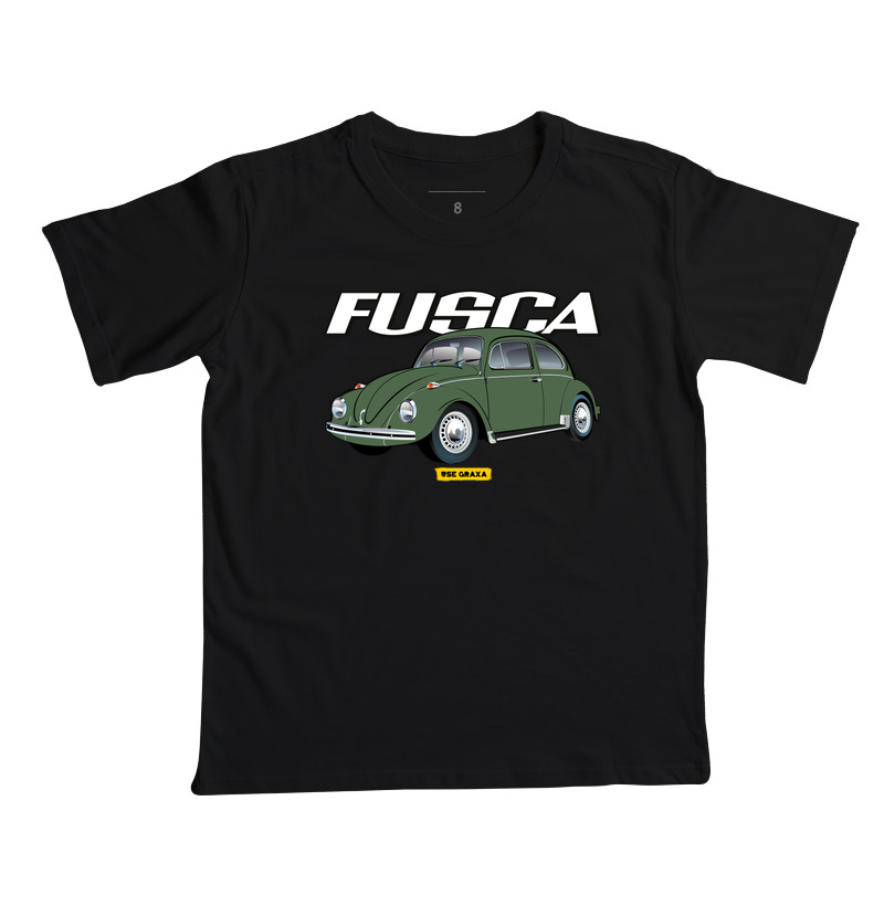 Fusca Verde Escuro Escrita