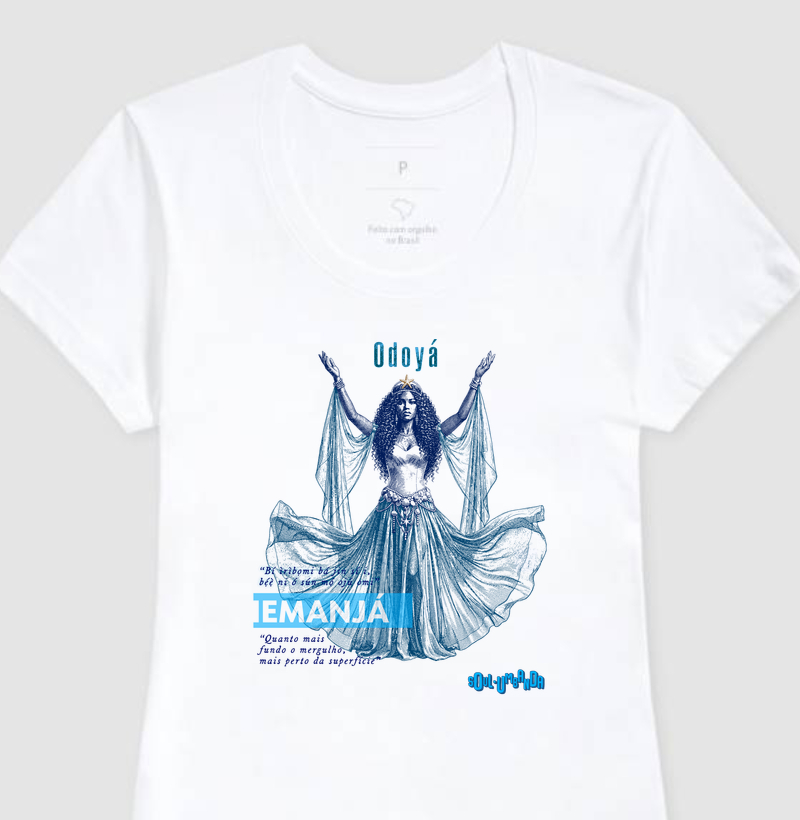 camiseta IEMANJÁ iorubá feminina