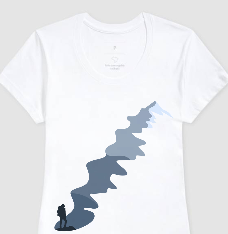 Camiseta Montanha - Feminina