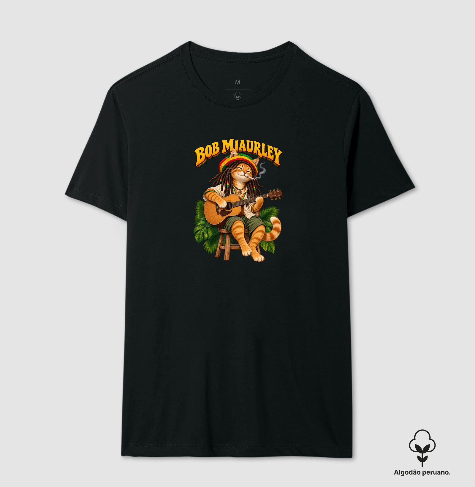 Bom Miaurley - Camiseta Algodão Peruano
