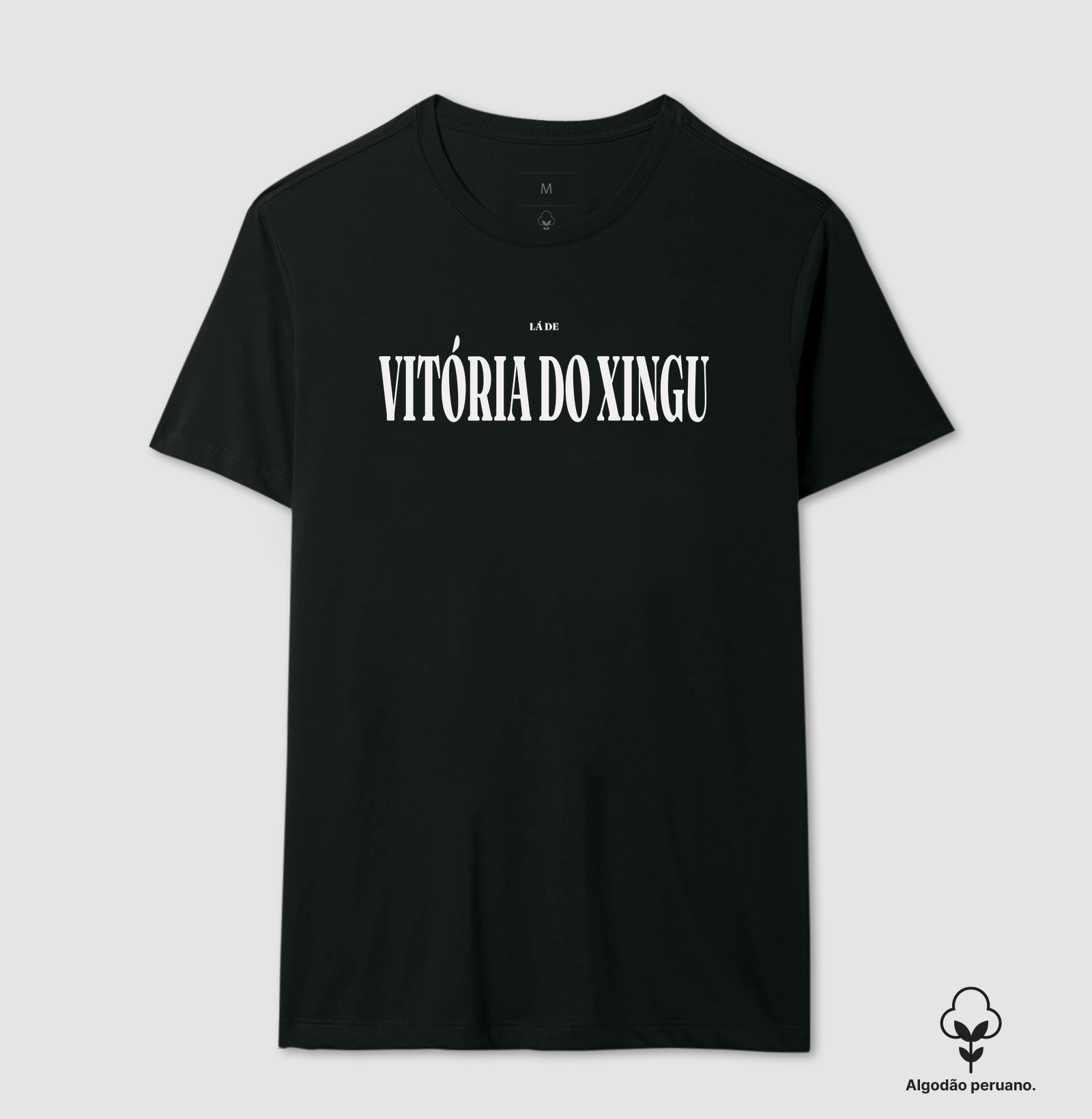 Vitória do Xingu | Tipografia PA - Camiseta Algodão Peruano
