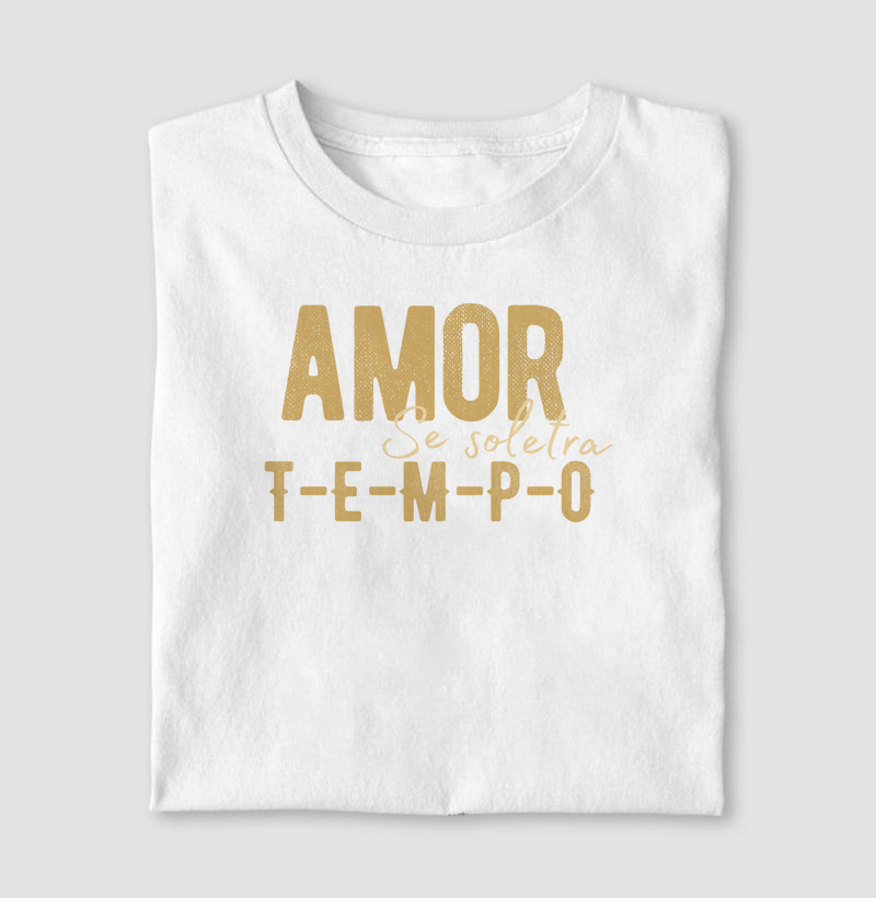 Camiseta | Amor se Soletra Tempo - Festiva