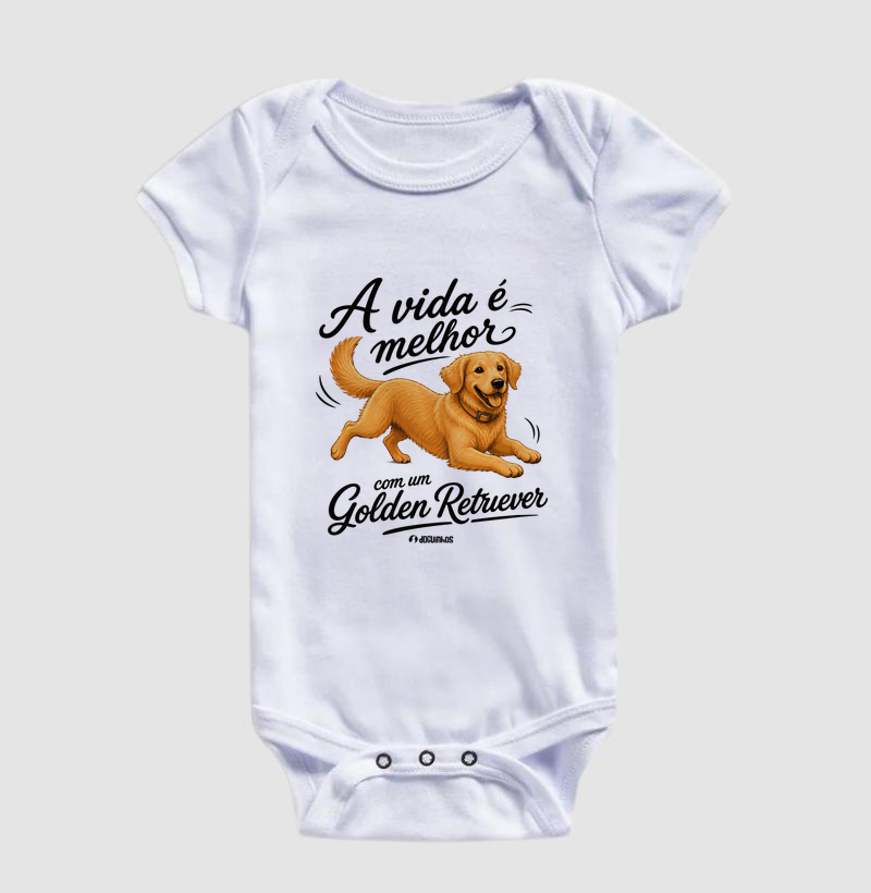 A Vida é Melhor com um Golden Retriever