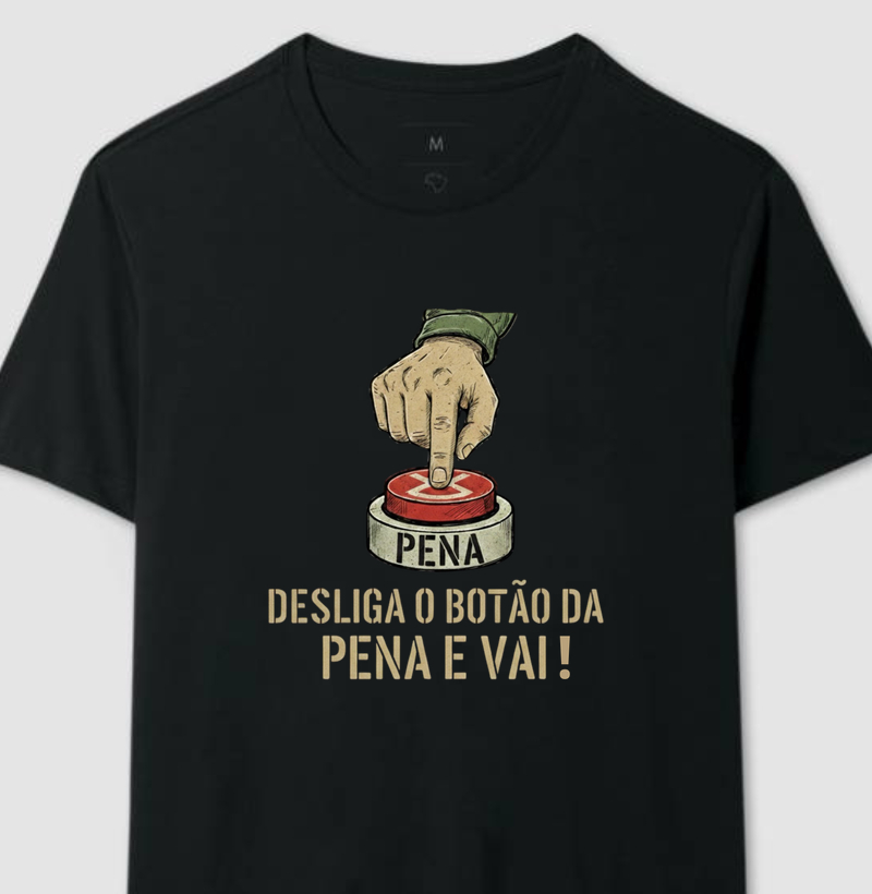 Desliga o botão da pena