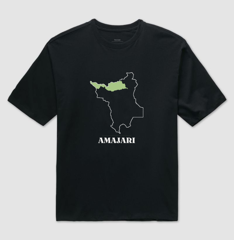 Amajari | Traço RR - Camiseta Oversized
