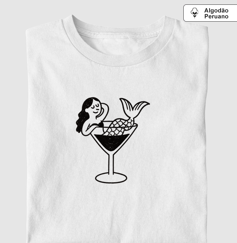 Camiseta Sereia na Taça - por Maísa Campos