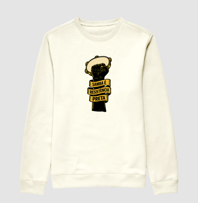 Camiseta Original Samba é Resistência Preta