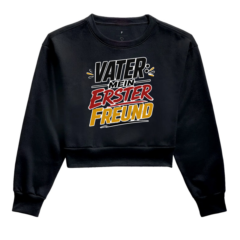 Vater – Mein Erster Freund - Cropped Moletom
