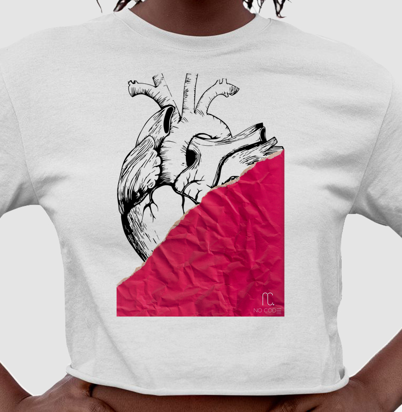 Cropped "Meu Coração"