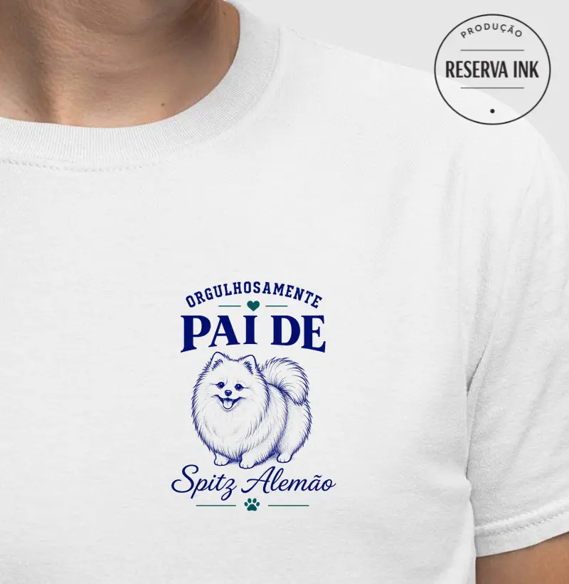 Orgulhosamente Pai de Spitz Alemão
