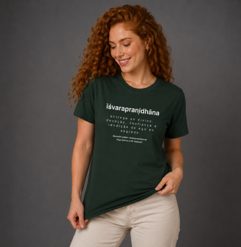 Camiseta Īśvarapraṇidhāna – Yoga Sūtras de Patañjali