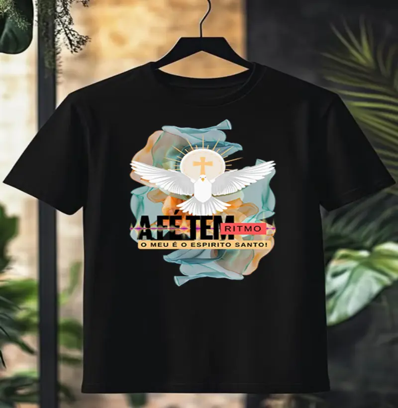 A fé tem ritmo, o meu é o Espirito Santo. 