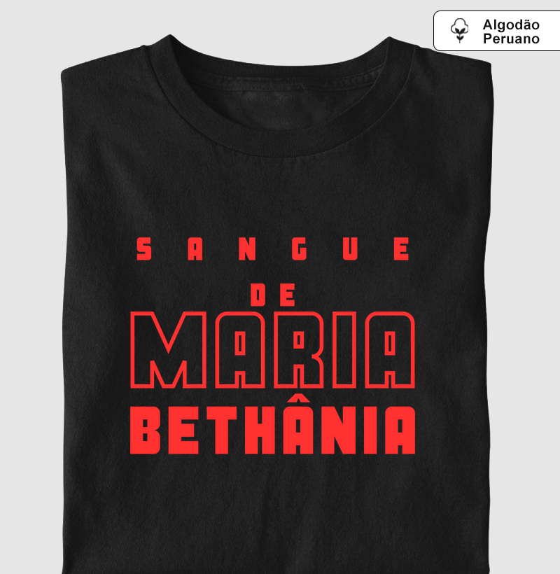Camiseta Sangue de Maria Bethânia Pima