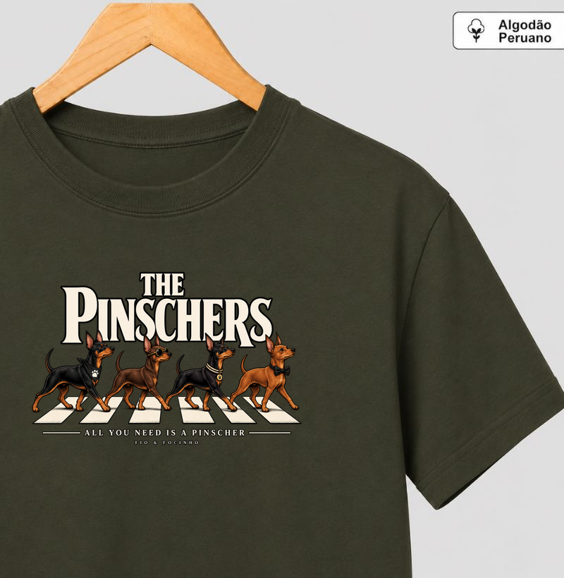 Camiseta Pinscher / Pet Lovers | The Pinschers - Camiseta Algodão Peruano