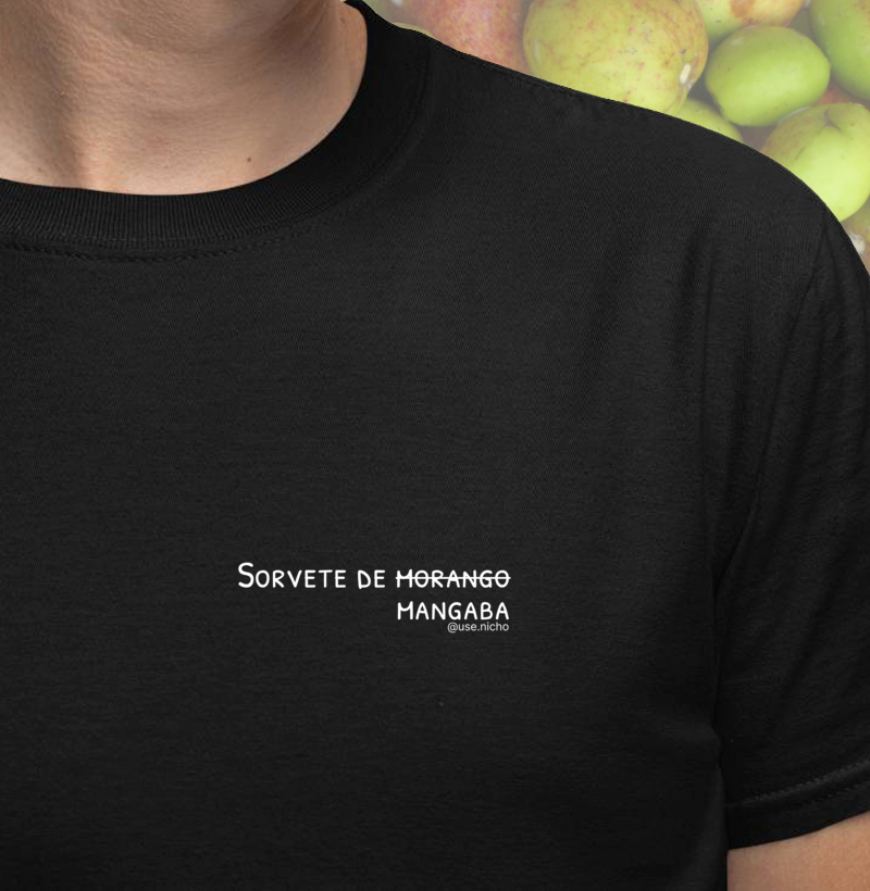 Sorvete de mangaba.
