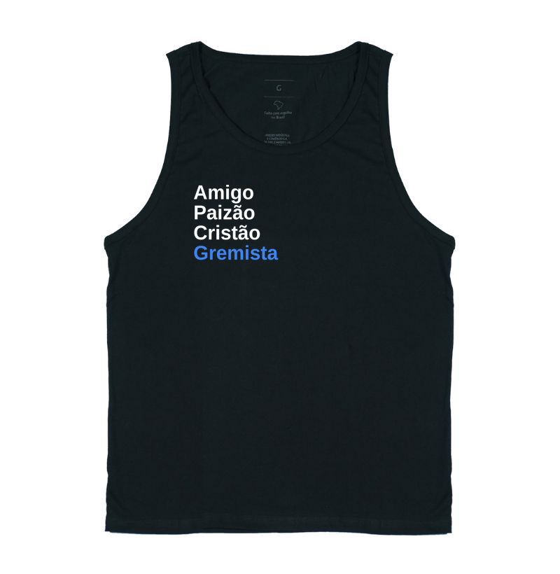 Camiseta regata - Pai gremista