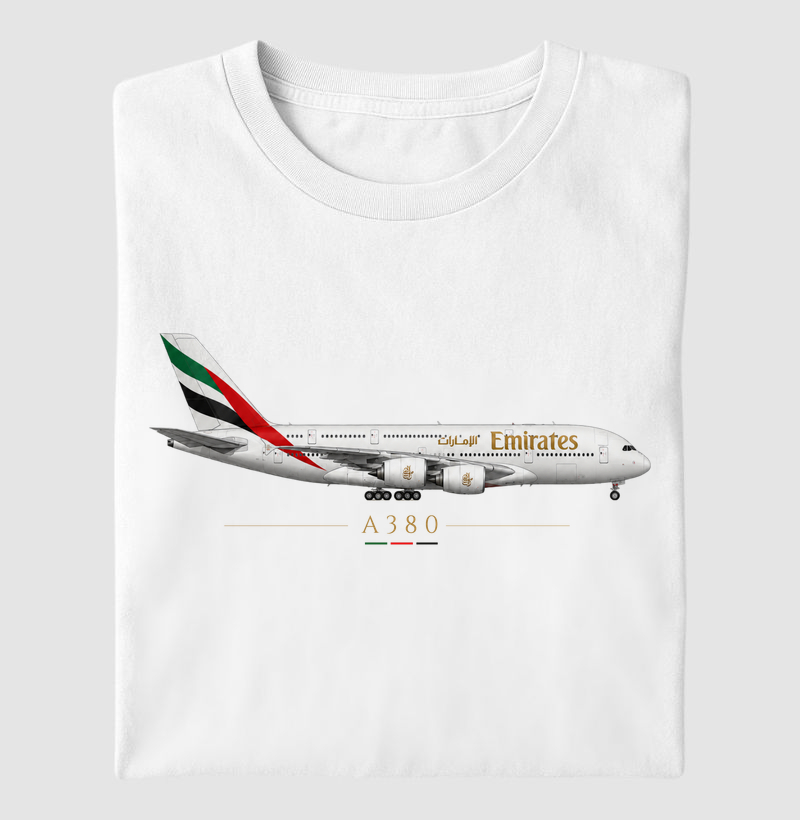 A380 Emirates | Profile - Camiseta