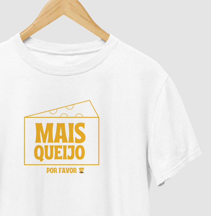 Mais queijo por favor