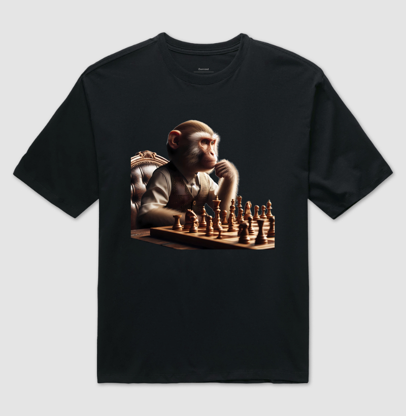 Macaco jogando xadrez