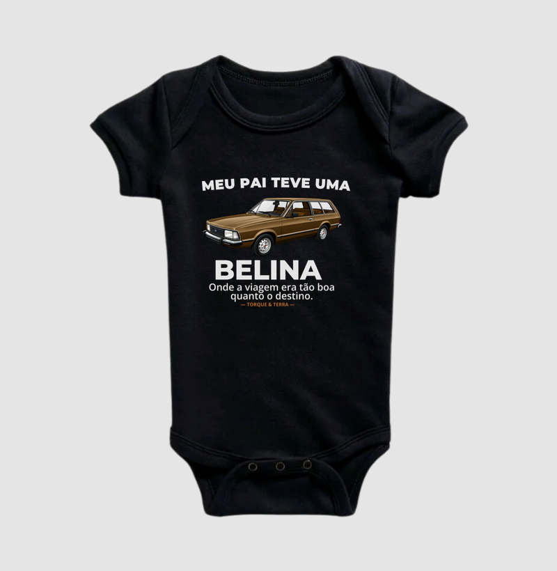 Meu pai teve uma - BELINA - marrom dourado