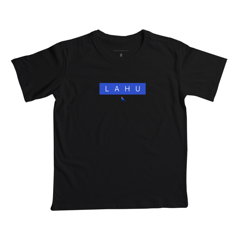 LAHU é mais que uma marca — é um grito de identidade, um símbolo de quem carrega o sol na pele e a coragem no olhar. - Camiseta Infantil