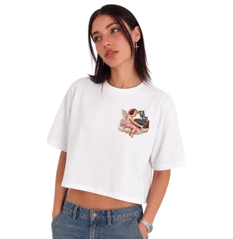 DIVINE FREQUENCY — Camiseta Cropped