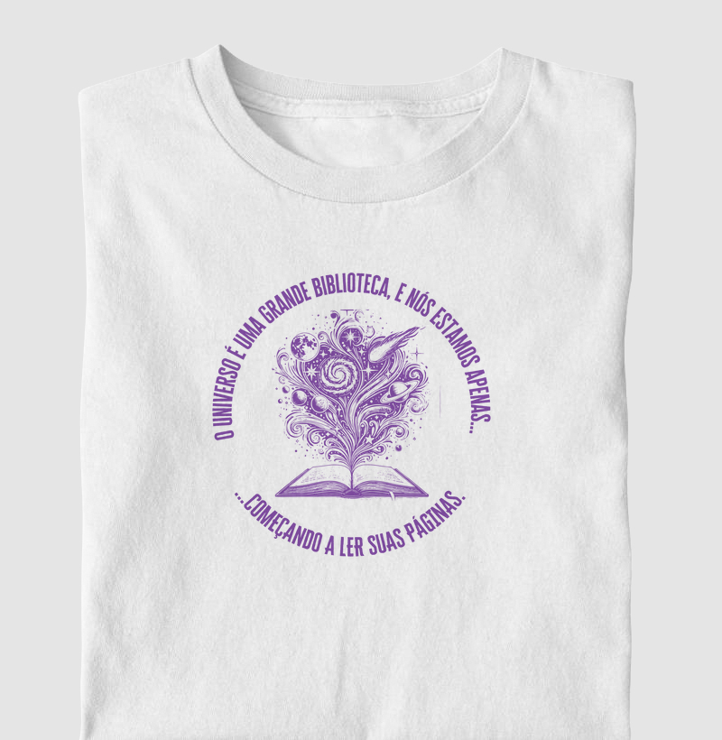 O universo é como uma biblioteca