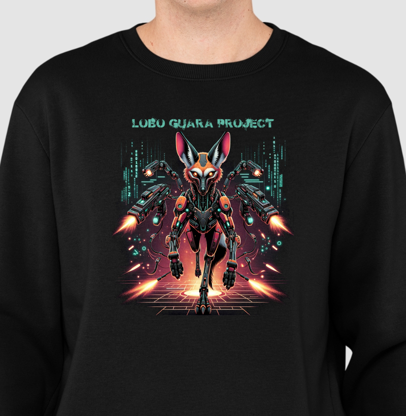 Suéter Moletom - Lobo Guará Project: Cyberwar 1