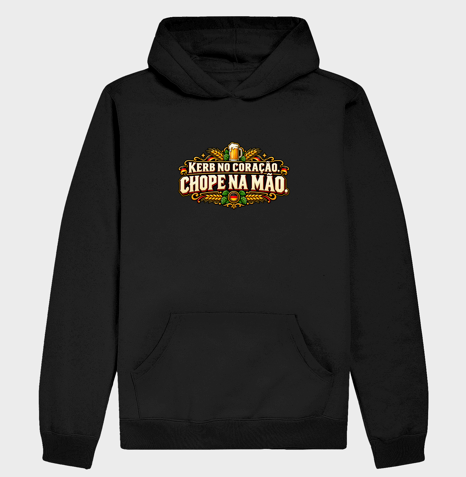 Kerb no coração, chope na mão - Hoodie Moletom