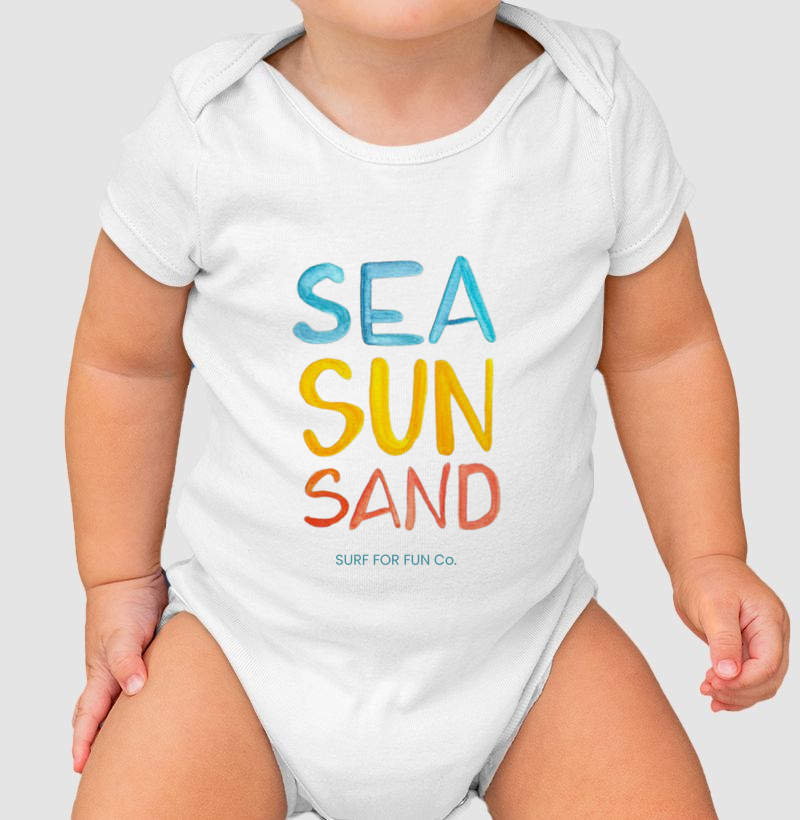 Camiseta Sea Sun Sand - Surf For Fun Wear