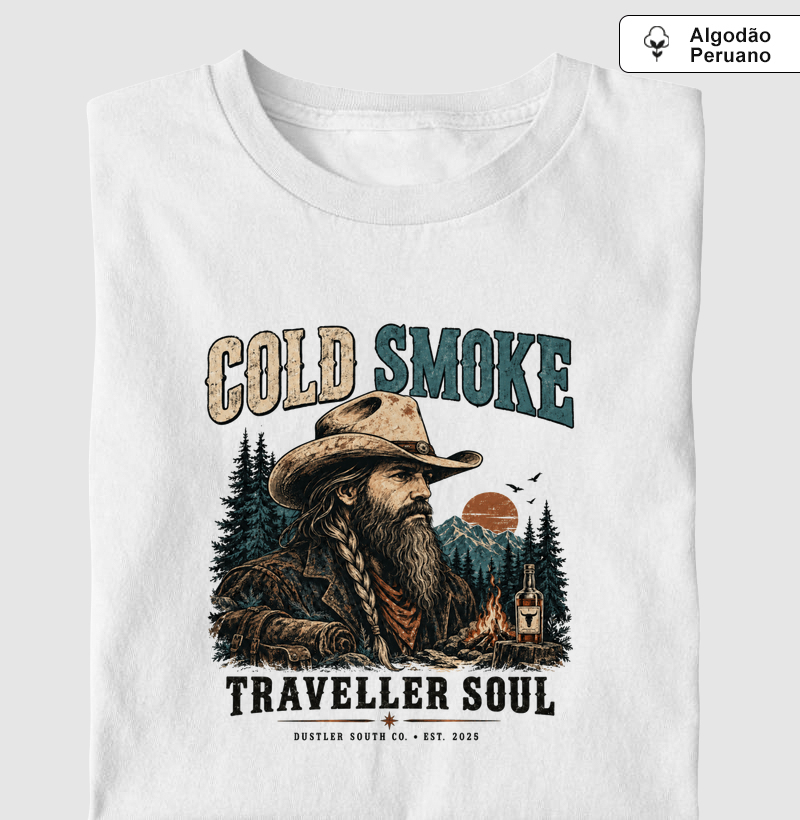 Baby Look Country  Cold Smoke Traveller Soul Dustler South Co. Algodão Peruano Premium