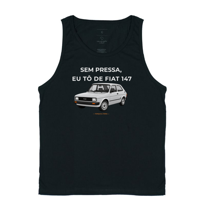 Sem pressa, eu tô de Fiat 147 - Prata