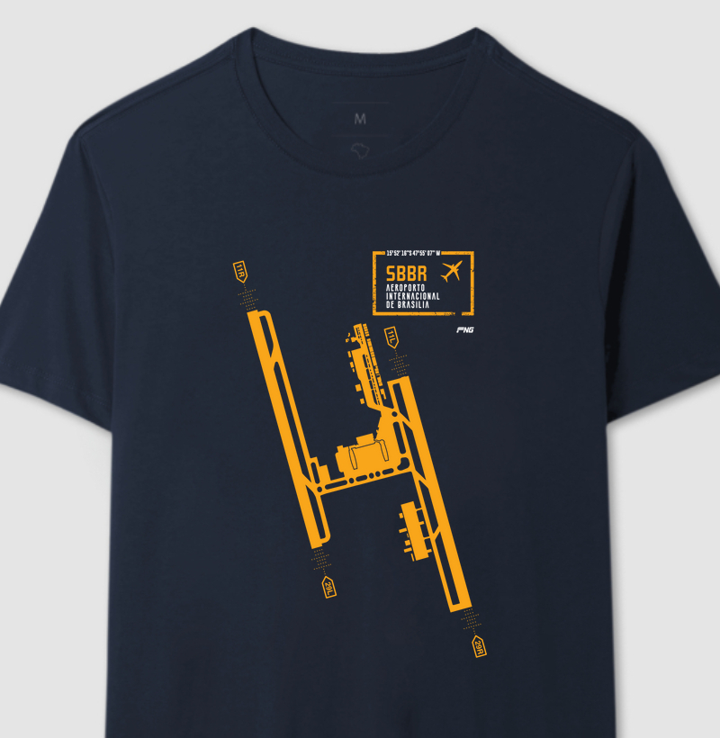 Camiseta Aeroporto Internacional de Brasília