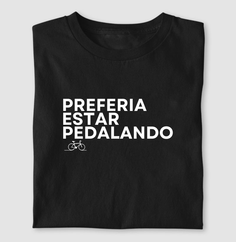Preferia estar pedalando