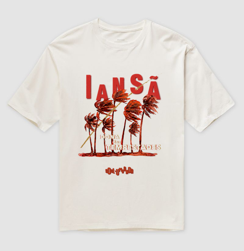 oversized IANSÃ dona das tempestades unissex