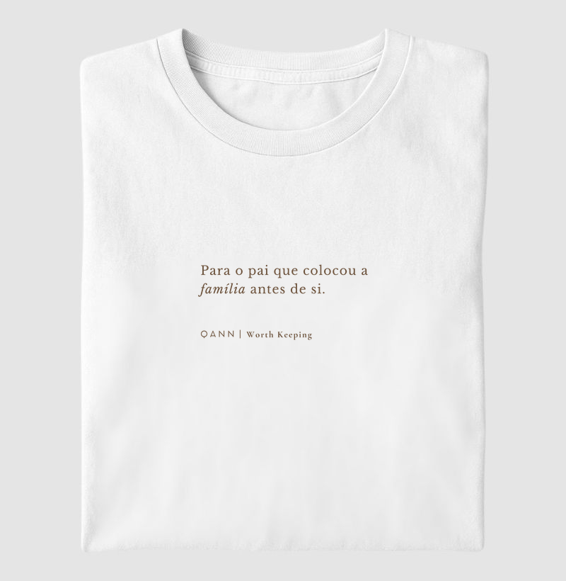 Camiseta Para Kit Dia dos Pais — Família 