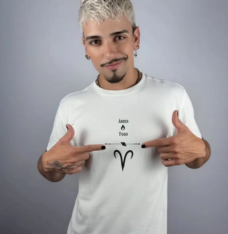 Áries + simbolo + elemento